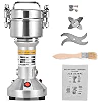 TOPQSC Portátil Eléctrico Molinillo de Cereales 220V Máquina de Molienda en Polvo 28000RPM Acero Inoxidable 3 Cuchillas…